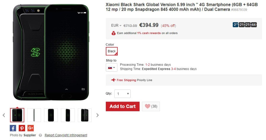 Xiaomi Blach Shark cena.jpg
