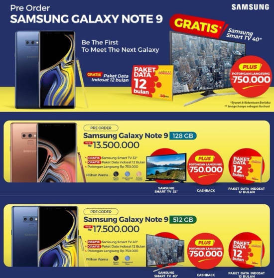 pred objednávky Samsun Galaxy Note 9 cena