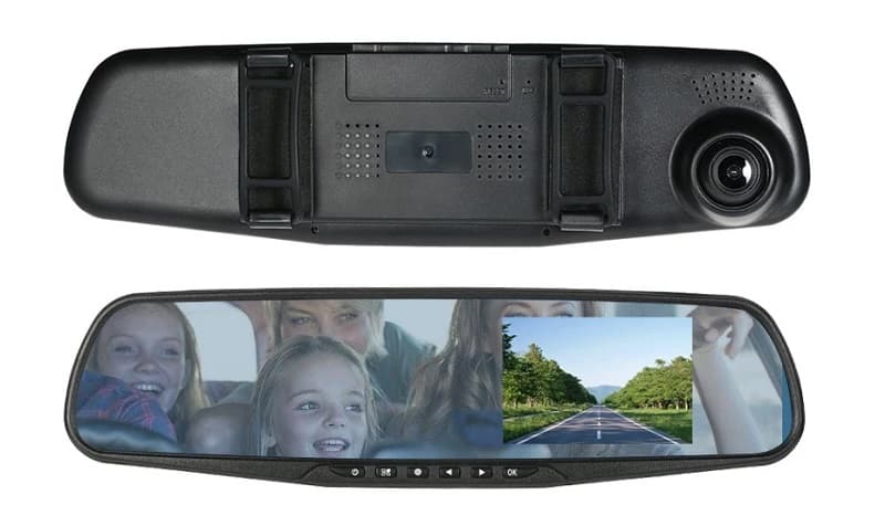 KKmoon 4'' 1080P FHD Dual Lens Car DVR Rear_2