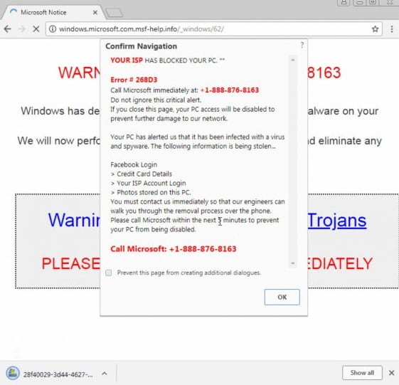 scam google chrome utoci na windows 10
